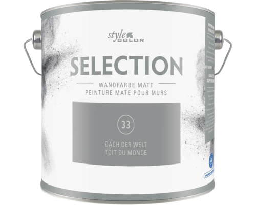 Plechovka matné nástěnné barvy StyleColor Selection v odstínu Dach der Welt označená 33.