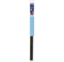 tesa kartáčové těsnění pod dveře pro koberce a textilní podlahy, 100 krát 4,3 centimetrů, samolepicí a zkracovatelné.