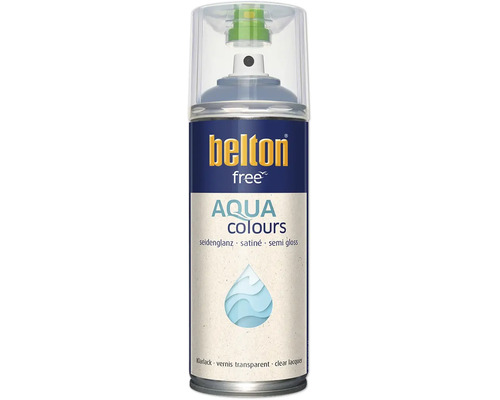 Bezbarvý lak Belton Free Aqua Colours hedvábně lesklý ve spreji