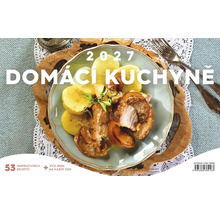 Nastěnny kalendař 2027 Domaci kuchyně s recepty a jmeny