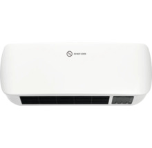 Nástěnný teplovzdušný ventilátor s upozorněním nezakrývat