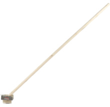 Zahradní koště s dlouhou dřevěnou násadou a kartáčovou hlavou Garden Tools.
