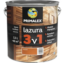 Primalex lazura na drevo 3 v 1 pro exterier v odstinu tresen v baleni 2,5 litru