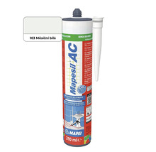 Silikonova kartuše Mapei Mapesil AC 310 mililitru barva Mesicni bila pro keramicke obklady a sanitu