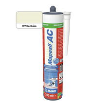 Silikonový tmel Mapei Mapesil AC v barvě karibská 310 mililitrů kartuše pro sanitární a keramické spáry