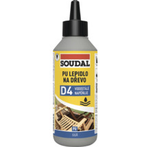 Soudal polyuretanové lepidlo na dřevo 66A voděodolné D4 v láhvi