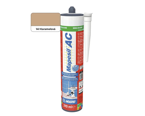 Mapei Mapesil AC sanitární silikon na keramiku 310 mililitrů barva karamelová