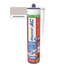 Mapei Mapesil AC silikon v barvě antická bílá kartuše 310 mililitrů pro sanitární prostory