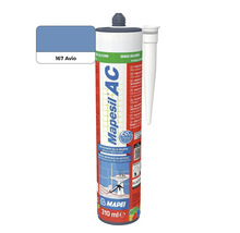Mapei Mapesil AC sanitární silikon 167 Avio kartuše 310 mililitrů pro keramiku a sanitární prostory