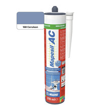 Silikonový tmel Mapei Mapesil AC barva Cerulean kartuše 310 mililitrů pro sanitární prostory