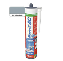 Mapei Mapesil AC sanitární silikon kartuše 310 mililitrů barva 176 zelenošedá
