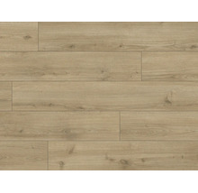 Laminátová podlaha s realistickým vzhledem dřeva a kresbou pro přirozený design interiéru.