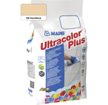 Spárovací hmota Mapei Ultracolor Plus mandlová 5 kilogramový pytel pro vodoodpudivé obkladové spáry