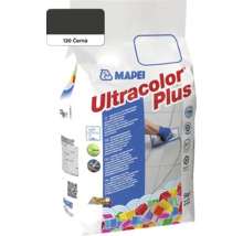 Spárovací hmota Mapei Ultracolor Plus v balení 5 kilogramu pro spáry do 20 milimetru sirky v cerné barve