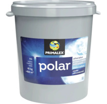 Kbelik vnitrniho malirskeho nateru Primalex Polar o hmotnosti 40 kilogramu pro bily nater sten