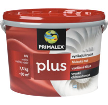 Primalex Plus vnitřní malířský nátěr, bílý, 7,5 kg vědro na přibližně 90 metrů čtverečních, logo PPG