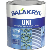 Univerzální barva na kov a dřevo Balakryl UNI v plechovce.