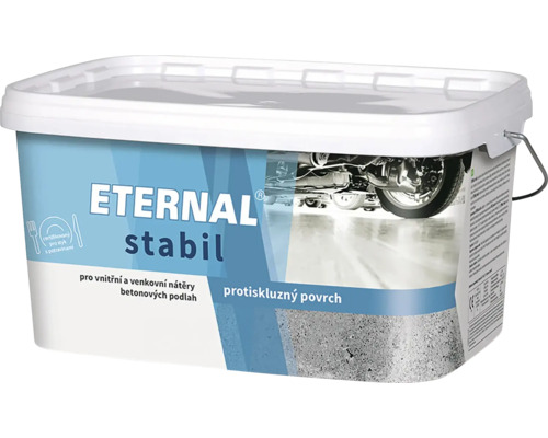 Plastovy kbelik s naterem na beton Eternal Stabil pro vnitrni a venkovni pouziti