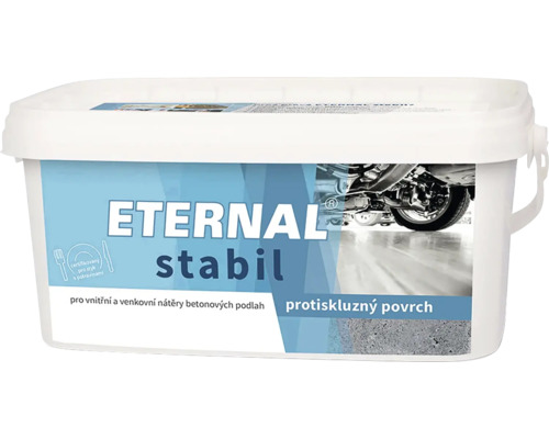 Vědro nátěru na beton Eternal Stabil pro vnitřní i venkovní použití, protiskluzový povrch