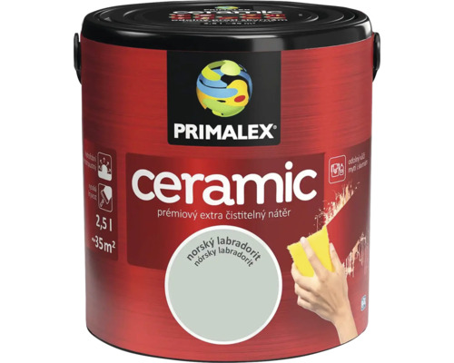 Kbelík s keramickou barvou na stěny Primalex Ceramic v odstínu norský labradorit, balení 2,5 litru pro 35 metrů čtverečních