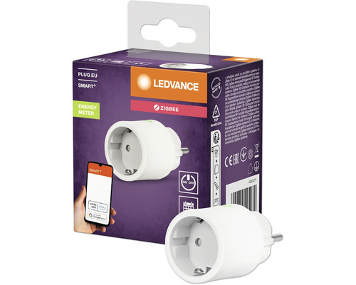 Chytre zasuvky Ledvance Smart Plus Zigbee s merenim spotreby energie pro systémy chytre domacnosti.