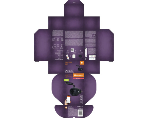 Inteligentni venkovni zasuvka Ledvance Smart Compact Outdoor Plug EU s funkci mereni spotreby energie.