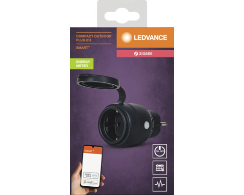 Venkovní chytrá zásuvka LEDVANCE Smart Plus s měřením spotřeby Zigbee