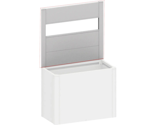 Bílé obložení vany s nástavbou z odolného materiálu pro moderní koupelnový design