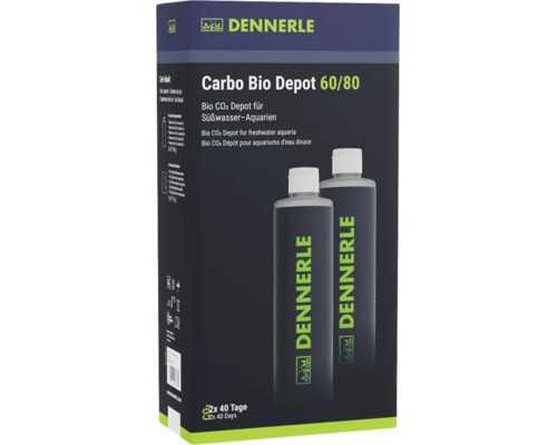 Dennerle Carbo Bio Depot 60 80 doplnovaci sada pro sladkovodni akvaria se dvema nadrzemi s oxidem uhlicitym