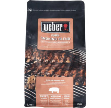 Udicí směs Weber Pork Smoking Blend pro vepřové maso, 0,7 kilogramový uzavíratelný sáček.