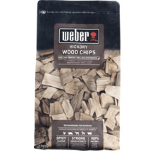 Udicí štěpka Weber Hickory 0,7 kilogramu v uzavíratelném sáčku pro grilování
