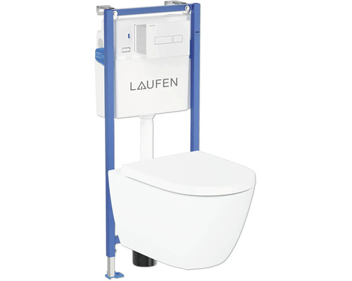Předstěnový WC modul Laufen s podomítkovou nádržkou a závěsným WC
