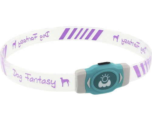 Svítící obojek pro psy Dog Fantasy s funkcí nabíjení přes USB