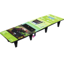 Balkonový truhlík GARDENICO Extra Flor 50 se zavlažovacím systémem na prezentačním stojanu
