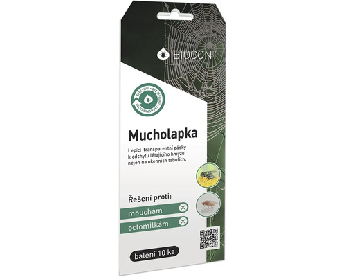 Biocont mucholapka lepicí pásky na hmyz deset kusů