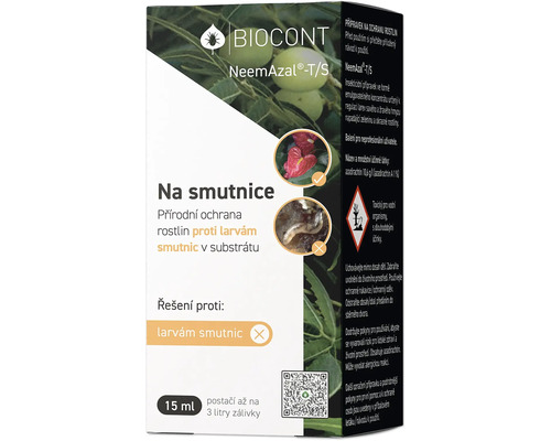 Biocont NeemaZal T S insekticid proti larvám smutnic 15 mililitrů