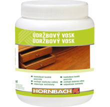 Údržbový vosk na dřevěné povrchy v plastové nádobě s logem Hornbach