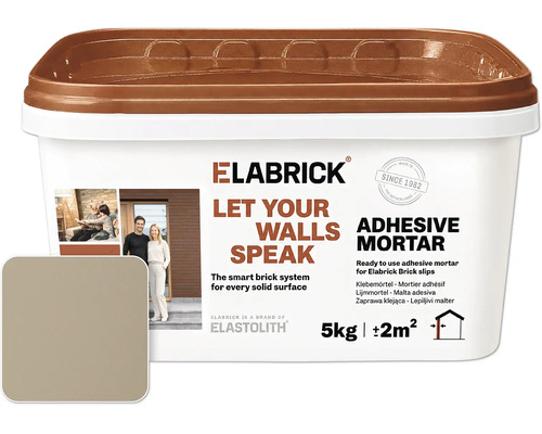 Elabrick lepicí malta na pásky 5 kilogramů v kbelíku pro přibližně 2 metry čtvereční