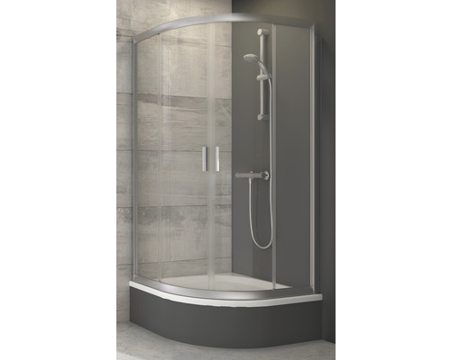 Sprchový kout čtvrtkruhový RAVAK Blix BLCP4-90 SABINA satin 175 cm dvoukřídlé dveře 3B270U40Z1 Sprchový kout čtvrtkruhový RAVAK Blix BLCP4-90 SABINA satin 175 cm dvoukřídlé dveře 3B270U40Z1
