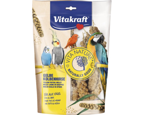 Vitakraft žluté klasy prosa krmivo pro ptáky jako doplňkové krmivo pro všechny druhy ptactva v balení