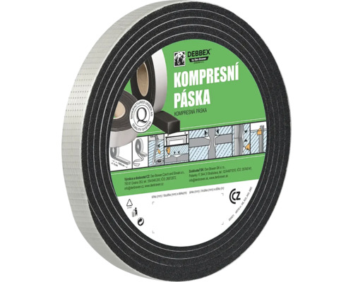 Role kompresni pasky Debbex od Den Braven pro tesneni spar a spoju ve stavebnictvi.