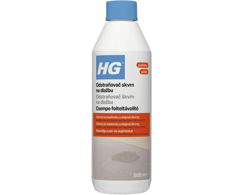 HG odstraňovač skvrn na dlažbu 500 mililitrů pro čištění mastnoty a olejových skvrn z dlažby a kamene