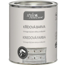 Plechovka s křídovou barvou Style Color pro stěny a nábytek ve vintage stylu.