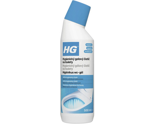 HG hygienický gelový čistič na toalety 500 mililitrů