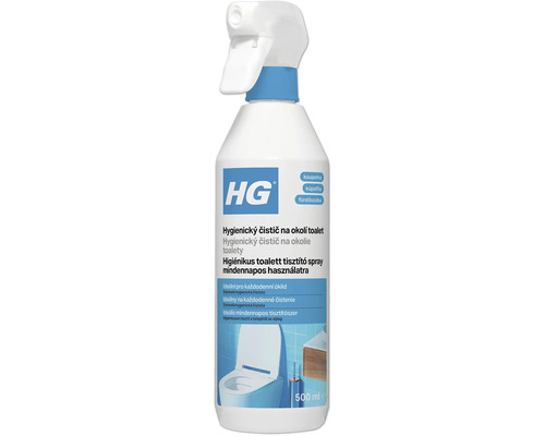 HG Hygienický čistič na okolí toalet ve spreji 500 mililitrů pro každodenní použití