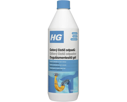 HG gelový čistič odpadů 1000 mililitrů pro koupelny