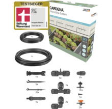 Sada GARDENA Micro Drip System pro vyvýšené záhony a řádky s příslušenstvím pro zavlažování a oceněním Stiftung Warentest