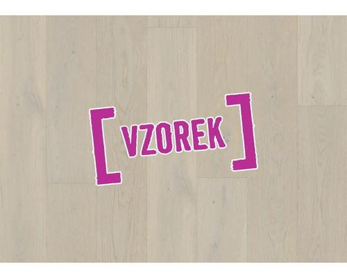 Vzorek laminátové podlahy s dekorem dřeva a jemnou texturou