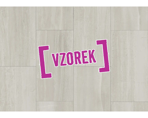 Vzorek laminátové nebo vinylové podlahy s povrchem ve vzhledu kamene