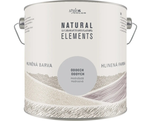 Kbelík s hliněnou barvou Natural Elements v odstínu Oddech Modroseda od Style Color